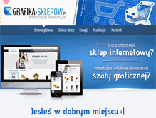 Tablet Screenshot of grafika-sklepow.pl
